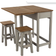 Core Products Corona Breakfast Grey/Antique Waxed Pine Dining Set 40x80cm 3pcs