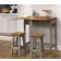 Core Products Corona Breakfast Grey/Antique Waxed Pine Dining Set 40x80cm 3pcs