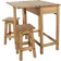 Core Products Corona Breakfast Antique Waxed Pine Dining Set 72x80cm 3pcs