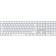 Apple Magic Keyboard with Touch ID and Numeric Keypad for Mac models with Apple silicon (USB–C) British English White Keys