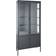 House Nordic Brisbane Black Glass Cabinet 80x180cm