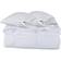 Borg Living Dyne Pude Sæt Dobbelt Helårs Fiberdyne 200x220 cm + 2x 60x63 cm - Microfiber Dyne Dynebetræk Hvid (220x200cm)