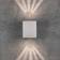 Nordlux Canto Kubi 2 White Wall Flush Light 8.7cm