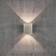 Nordlux Canto Kubi 2 Stainless Steel Wall Flush Light 8.7cm