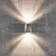 Nordlux Canto Kubi 2 Grey Wall Flush Light 8.7cm