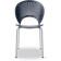 Fredericia Furniture Trinidad 3398 Nordic Blue/Chrome Kitchen Chair 85cm