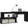 vidaXL 801099 Black Writing Desk 50x200cm