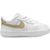 Nike Force 1 Baby Cot Booties - White/White/Light Khaki