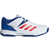 adidas Court Stabil Shoes - Cloud White/Pure Ruby/Royal Blue