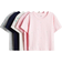 H&M 5-Pack Cotton T-shirts - Pink