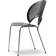 Fredericia Furniture 3398 Trinidad Stol Black Ash/Chrome Køkkenstol 85cm
