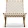 Carl Hansen & Søn MG501 Cuba Fabric Oiled Oak/Natural Lounge Chair 76cm
