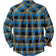 Legendary Whitetails Men's Buck Camp Flannel Shirt - Cobalt Plaid