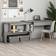 vidaXL 801102 Concrete Grey Writing Desk 50x200cm
