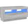 vidaXL Cabinet with Led Lights Grey Sonoma TV Bench 80x40cm