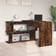 vidaXL Scrivania Angolare Rovere Fumo 200x50x76 cm Legno Multistrato Scrittoio 50x200cm
