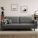 Yaheetech U110114785 Dark Grey Sofa 202cm 3 Seater