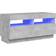 vidaXL Cabinet with Led Lights Concrete Grey TV Bench 80x40cm