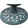 vidaXL Bird Bath Feeder with Solar Light Green