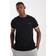 Fred Perry Striped Cuff T Shirt - Black
