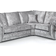 Furnishings For Less UK Chelsea Silver Sofa 265cm 4 Seater
