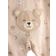 Lindex Bear Nattøj - Beige/Mørkebeige/Hvid