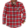 Legendary Whitetails Men's Buck Camp Flannel Shirt - Racing Red Plaid
