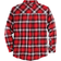 Legendary Whitetails Men's Buck Camp Flannel Shirt - Racing Red Plaid