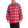 Legendary Whitetails Men's Buck Camp Flannel Shirt - Racing Red Plaid
