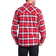 Legendary Whitetails Men's Buck Camp Flannel Shirt - Racing Red Plaid