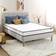 White Noise Tight Top Double Coil Spring Matress 135x190cm