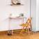 Harbour Housewares Deluxe Wooden Folding White/Lilac Writing Desk 45x80cm