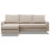 Mebligo Mebligo Ecksofa Beige Sofa 3-Sitzer