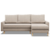 Mebligo Mebligo Ecksofa Beige Sofa 3-Sitzer
