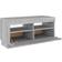 vidaXL Cabinet with Led Lights Grey Sonoma TV Bench 80x40cm