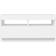 vidaXL Cabinet with Led Lights White TV Bench 80x40cm