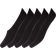 Decoy Quick Dry Footies 5-pack - Black