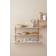 Gejst Nivo B Light Oak / White Wall Shelf 118cm