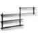 Gejst Nivo B Black Ash Wall Shelf 118cm