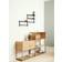 Gejst Nivo B Black Ash Wall Shelf 118cm