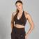 Myprotein Tempo Seamless Halterneck Bra - Chocolate