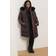 Yours Puffer Midi Coat Women's - Purple