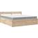 vidaXL Cama Con Cajones Y Colchón Madera Pino 200 x 200 cm