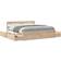 vidaXL Bed Met Lades En Matras 200x200 cm