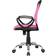 AMSTYLE Poormon Skrivbordsstol - Rosa