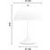 Louis Poulsen Panthella 250 Portabel Opal White Bordslampa 34.6cm