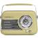 Madison FREESOUND-VR40OGR-MAT Retro radio med Bluetooth och FM