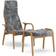 Swedese Lamino Med Fodskammel Scandinavian Grey Lænestol 101cm 2stk