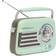 Madison Retro Radio Med Bluetooth Och FM