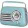 Madison Retro Radio Med Bluetooth Och FM